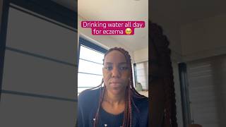 💧drinking water to heal eczema from the inside out dyshidroticeczema eczemawarrior skincare [upl. by Adella]