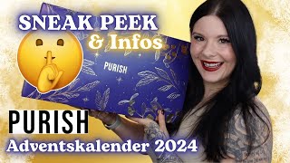 Sneak Peek 🤫 amp Infos PURISH Adventskalender 2024 [upl. by Enilrad]