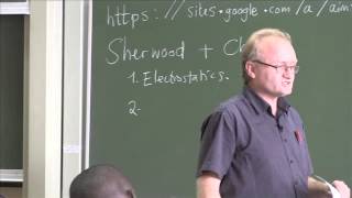 Electromagnetism  LECTURE 01 Part 0101  by Prof Robert de Mello Koch [upl. by Cawley]