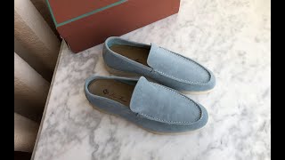 Loro Piana Suede Summer Walk Loafers Review [upl. by Konrad481]