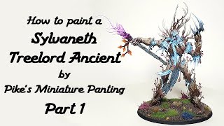 How to Paint Sylvaneth Treelord Ancient Part 1 [upl. by Ellerihs210]