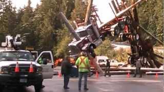 Man of Steel  Incredible Logging Truck Set  Behind the Scenes [upl. by Crispas359]