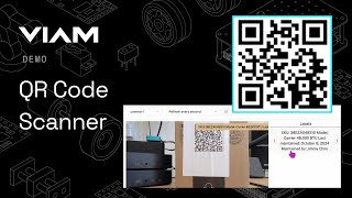 QR code scanner  Demo [upl. by Yatnuahs]