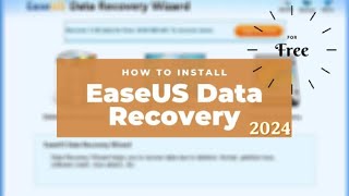 How to INSTALL EaseUS Data Recovery Wizard 144 Activation Key VIDEO TUTORIAL [upl. by Jasmina]