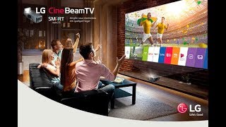 Projetor CineBeam Smart TV Full HD com Bluetooth e Conversor de TV Digital PF1000UW LG [upl. by Prudi]