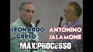 Leonardo Greco e Antonino Salamone Video inedito Maxiprocesso a cosa nostra 1986 [upl. by Leahey]