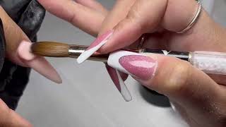 XL Almond Acrylic Nails  Vbeautypure [upl. by Adiraf311]