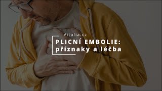 PLICNÍ EMBOLIE Pulmonary embolism Příznaky a léčba [upl. by Einhapets]