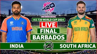 ICC T20 World Cup Live India vs South Africa Live  IND vs SA Final Live Commentary  India Bowling [upl. by Avihs614]