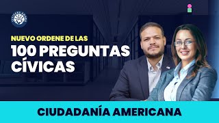 Ciudadanía Americana 2023 🇺🇸  100 Preguntas cívicas nuevo orden [upl. by Hartfield]