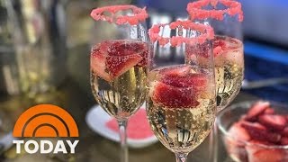 Creative LastMinute New Year’s Eve Ideas Champagne And Pop Rocks Cotton Candy Drink More  TODAY [upl. by Buell]