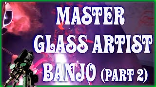 Amazing Artist Banjo Glass Blowing at Revere Glass Part 2 [upl. by Bradford]