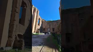 Another Roman ruins Caracallas bathsshortvideo rome history [upl. by Lenuahs372]