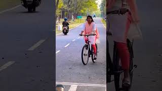 Sima kushwaha ji cycle parviralvideo funny [upl. by Alliuqat143]