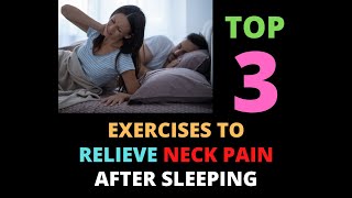 Top 3 exercises to relieve neck pain after sleeping  Total Performance Physical Therapy [upl. by Nomahs876]