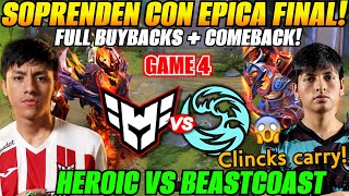 😲Heroic vs Beastcoast Game 4 Bo5 GRAN FINAL🏆Parker SF vs Payk Clincks  ESL One Bangkok 2024 [upl. by Nawuq]