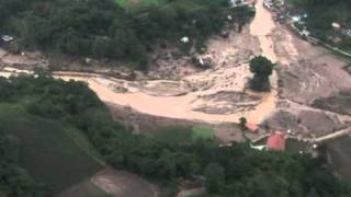 Rescue teams fly in to floodhit Brazil towns [upl. by Anneiv]