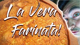 FARINATA GENOVESE RICETTA E SEGRETI COTTURA IN FORNO A LEGNA CON TEGAME DI RAME [upl. by Aneroc]