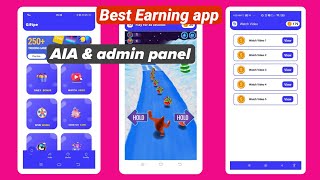 💲100 Daily App Aia File  Task Earning App Aia File unity ads niotron earn app aia high quality aia [upl. by Connell633]