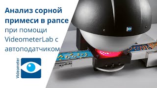 Анализ сорной примеси в рапсе при помощи VideometerLab c автоподатчиком [upl. by Nnayrb]