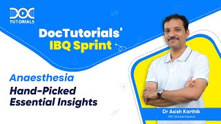 Anaesthesia  IBQ Sprint by Dr Asish Karthik  Image Based Questions  NEETPG  FMGE  NExT  INICET [upl. by Nurse16]