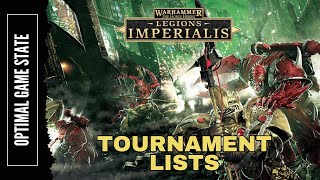 Legions Imperialis  Tournament Lists [upl. by Eelloh626]