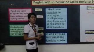 Pagtutukoy sa Payak na Salita mula sa Salitang MaylapiLecture Capture [upl. by Bostow]