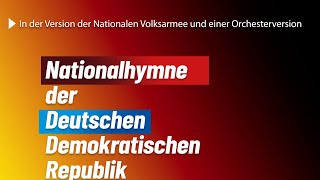 Nationalhymne der DDR best Version  east germany national anthem  very emotional [upl. by Pearla]