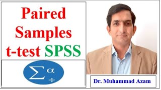 Paired Samples ttest in SPSS  How To Perform A Paired TTest In SPSS Paired Samples ttest  SPSS [upl. by Aldercy]