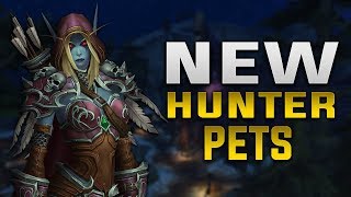 New Hunter Pets For The Allied Races amp New Tamable Pets In 735 [upl. by Ailene]