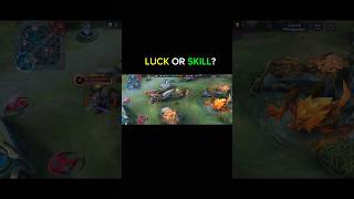 LUCK OR SKILLCHOU VS SABERchou saber shorts mobilelegends [upl. by Neelloc]