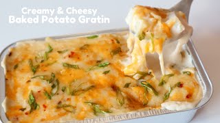 Creamy amp Cheesy Baked Potato Gratin Recipe [upl. by Woods901]