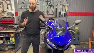 SIFIR ALDIĞI YAMAHA R25DE FABRİKASYON KUSUR ÇIKTI  ANALİZ MOTO EKSPER [upl. by Akiraa]