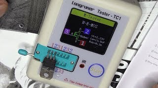 Longruner LED COLOR Transistor Komponenten Zener Dioden Tester [upl. by Odericus617]