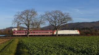 Bahnstrecke 🚇 Bickenbach  Bergstraße 📹 30112024 [upl. by Kristianson]