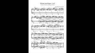 Short Prelude and Fugue 1 in C Book 9 [upl. by Mchugh799]