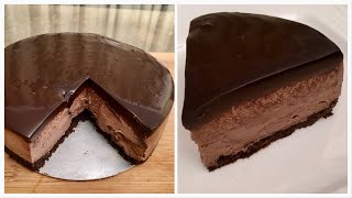 No Bake Chocolate Cheesecake  No Gelatin No Oven No Egg  Cheesecake  Homemade Cream Cheese [upl. by Ellezaj477]