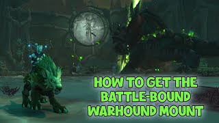 WoW Shadowlands  How To Get The Gnawed Reins of the BattleBound Warhound Mount  Maldraxxus [upl. by Stefanie618]