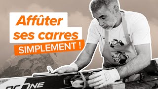 COMMENT AFFÛTER SES CARRES DE SKI FACILEMENT [upl. by Lemart55]