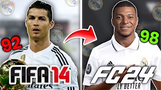 ¡Reconstruyo Al REAL MADRID Desde FIFA 14 Hasta FC 24 [upl. by Edwine755]