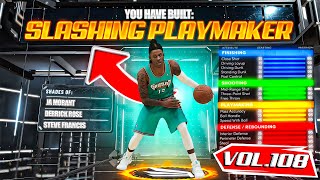 BEST SLASHING PLAYMAKER BUILD ON NBA 2K22 RARE BUILD SERIES VOL 108 [upl. by Demahum]