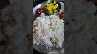 सबसे अच्छा भारतीय व्यंजन चावल दाल सब्जी🥗youtubeshorts food shortsfeed moninangalia1104 [upl. by Marcelline936]