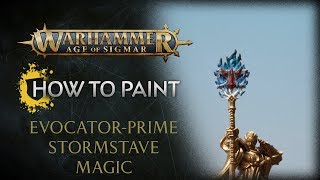 How to Paint EvocatorPrime Stormstave Magic [upl. by Drofyar]