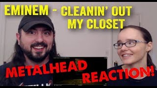 Cleanin Out My Closet  Eminem REACTION by metalheads [upl. by Joey]