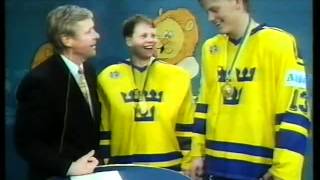 IshockeyVM 19910504 SverigeSovjet SWEURS 21 SVT DEL 4 [upl. by Annod]