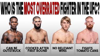 The Most Overrated Fighters in the UFC Tier list [upl. by Helyn]