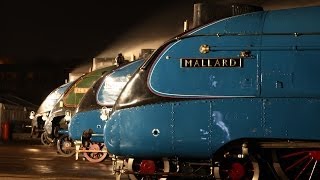 MALLARD 75  The Great Goodbye at Shildon National Railway Museum 2014 [upl. by Kcirted]