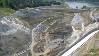 Calaveras Dam Replacement Project Timelapse October 2017 [upl. by Juliann175]