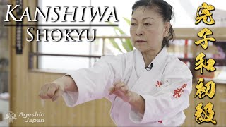 Impressive Kanshiwa Shokyu  Uechiryu style Kobukai  Karate  Ageshio Japan [upl. by Rovaert]