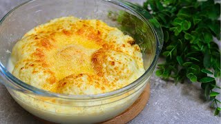 Ein sehr einfaches und leckeres Rezept für Blumenkohl im Ofen in heller Soße Low Carb Auflauf [upl. by Eicnahc233]